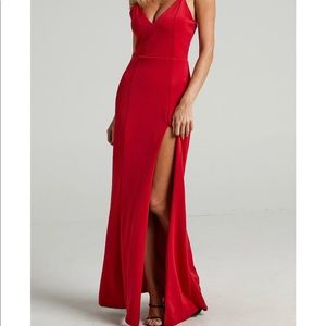 Showpo Red Gown. Never worn.